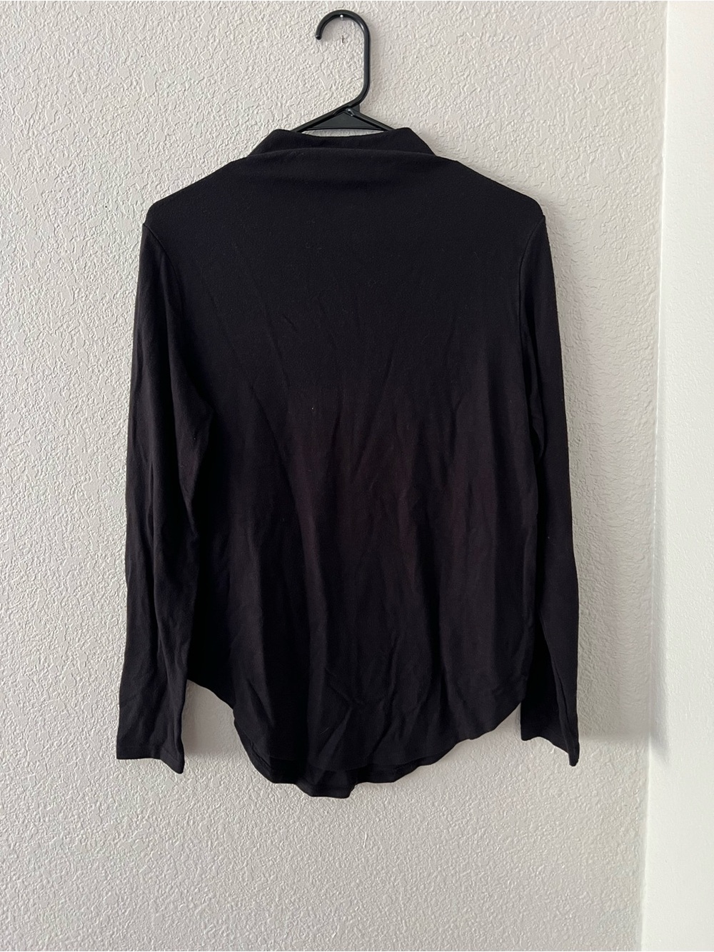 Joe Fresh Black Long-Sleeve Lightweight Tee